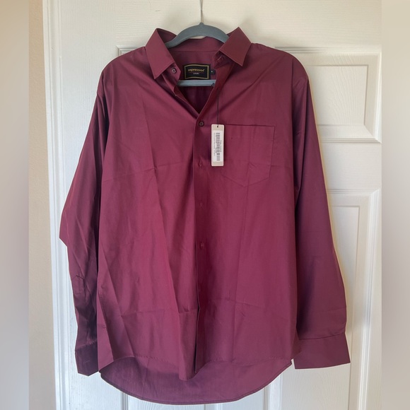 Impressions Other - NWT Men's Burgundy Shirt